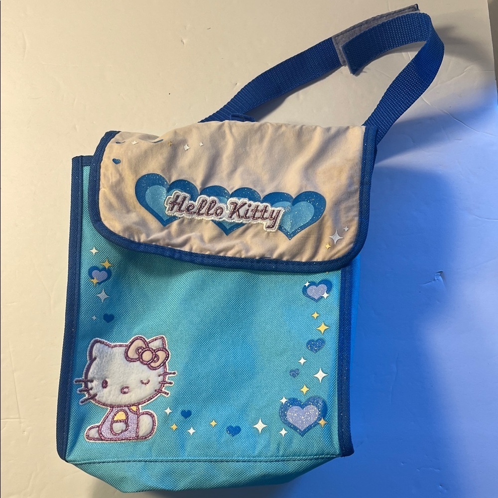 VINTAGE Hello Kitty Blue Car Seat Garbage Bag- RARE LIMITED EDITION GUC - Picture 3 of 16